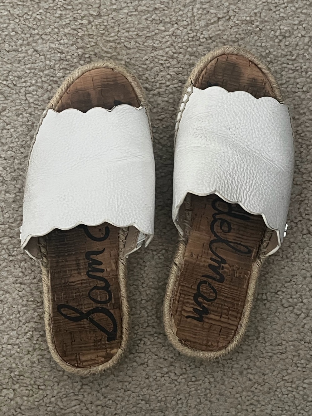 Sam Edelman White Sandals